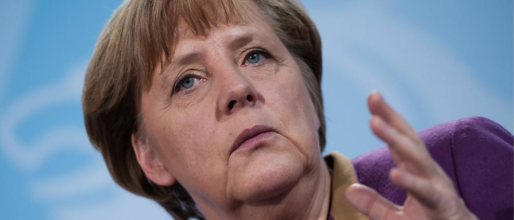 Wehrt sich noch gegen die deutsche Führungsrolle in Europa: Bundeskanzlerin Angela Merkel.