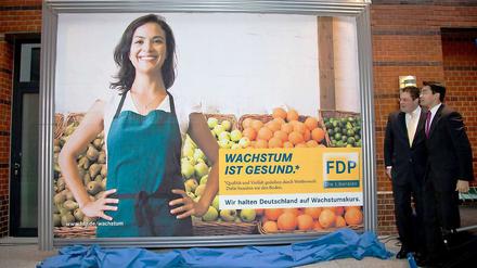 Bundeswirtschaftsminister Philipp Rösler (FDP, rechts).