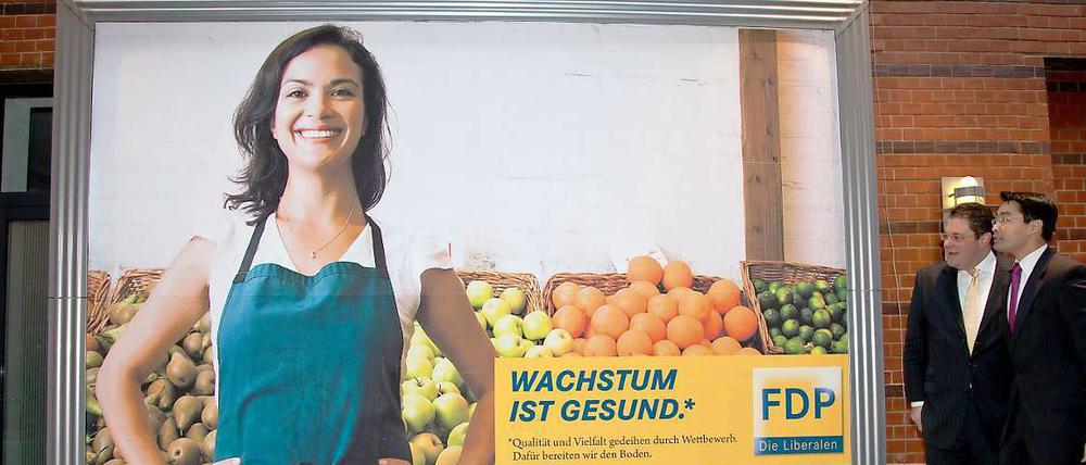 Bundeswirtschaftsminister Philipp Rösler (FDP, rechts).