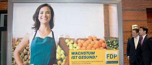 Bundeswirtschaftsminister Philipp Rösler (FDP, rechts).