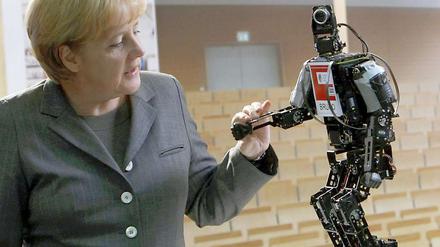 Im Zukunftsdialog der Regierung mit den Bürgern ging es bisher vor allem um den Bildungsföderalismus. Wie die Bürger zu Robotern stehen, ist unbekannt.