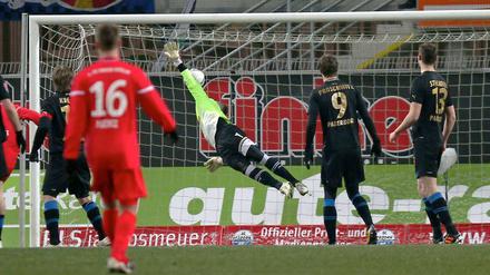 Zweitligist SC Paderborn besiegte den 1. FC Union 3:2.