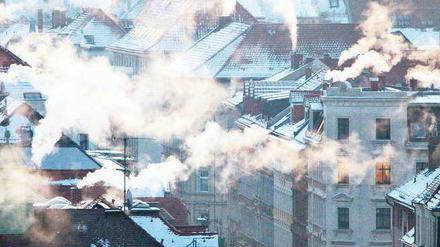 Unter Volldampf. Bei Minustemperaturen von bis zu 28 Grad müssen die Heizungen derzeit hergeben, was sie können. 