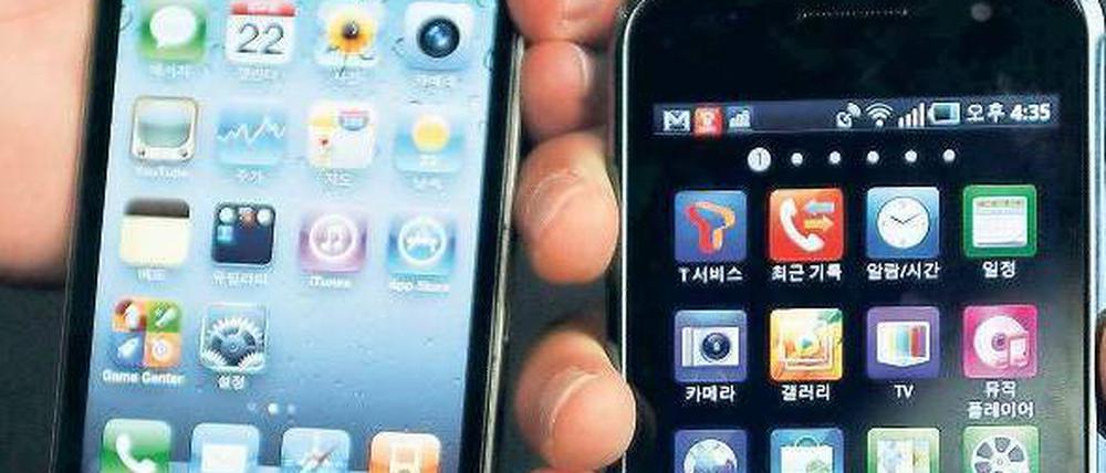 Ständige Begleiter. Auf Smartphones sammeln sich viele persönliche Daten an. Foto: Reuters
