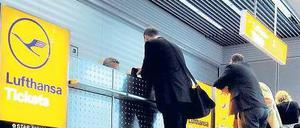 Harte Zeiten. Im ersten Quartal wird wenig geflogen.