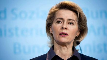 Bundesarbeitsministerin Ursula von der Leyen.
