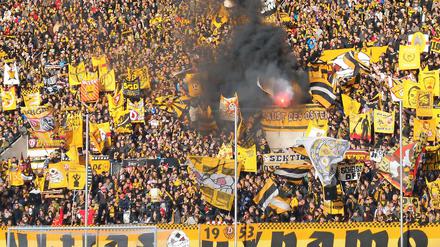 Berüchtigt: Die Fans von Dynamo Dresden.
