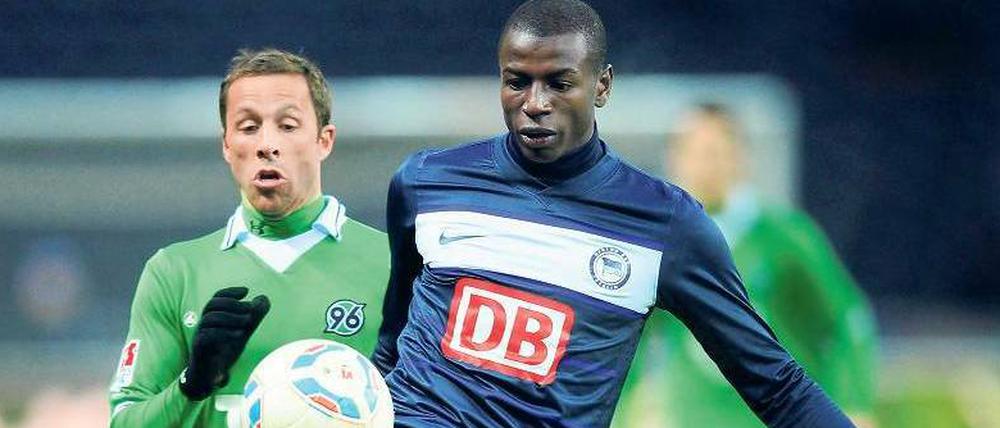 Die Furcht im Blick. Adrian Ramos traut sich im Moment nicht viel zu. 