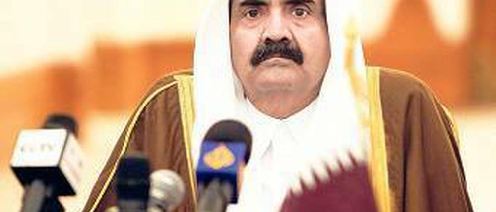 Der Emir von Katar setzt auf die neuen konservativen und islamistischen Kräfte in der arabischen Welt.