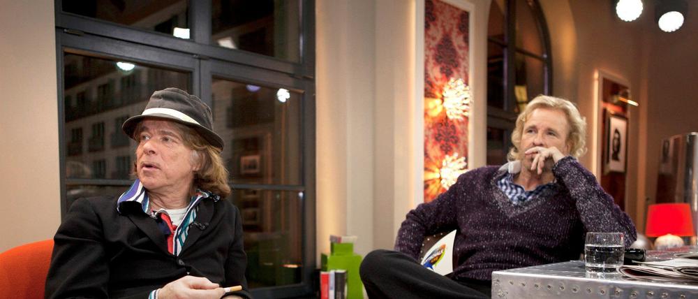 Helge Schneider zu Gast bei "Gottschalk Live".