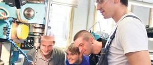 Gute Aussichten. Für fast alle Ausbildungsberufe gibt es in Berlin Lehrstellen. Abitur braucht man dafür fast nie. 