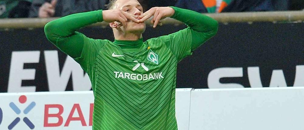 Marko Arnautovic erzielte in der 90. Minute den Ausgleich für Werder Bremen und vermieste somit dem ehemaligen Herthatrainer MArkus Babbel seinen Einstand bei seinem neuen Verein Hoffenheim.
