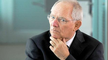 Finanzminister Wolfgang Schäuble (CDU). 