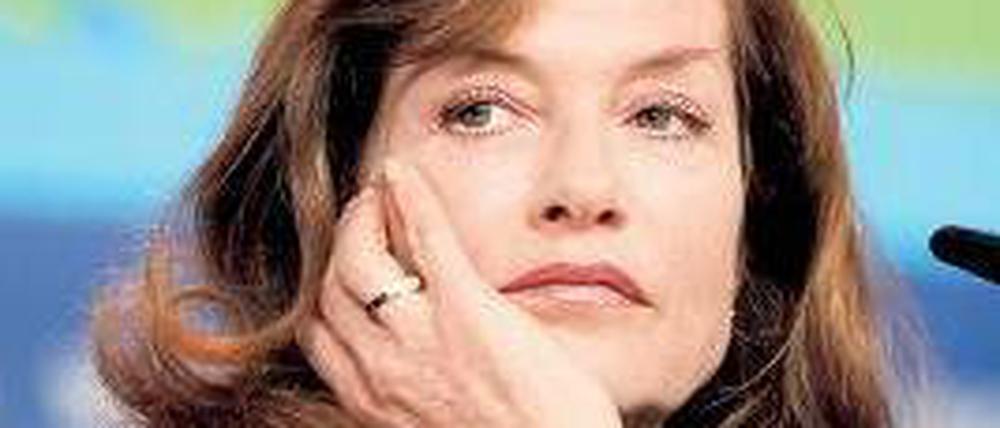 Extrem. Isabelle Huppert erzählt in Berlin von den „Captive“-Dreharbeiten. 