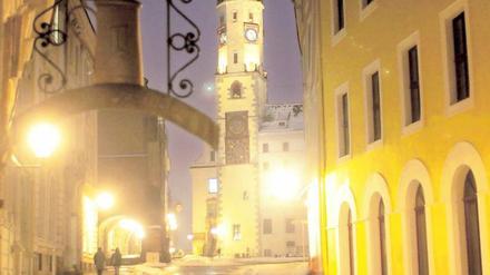 Begeistert auch Hollywoodregisseure: das einzigartige Stadtbild von Görlitz Foto: dapd