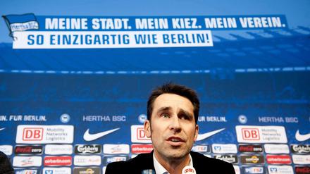 So einzigartig wie Berlin: Hertha BSC und Manager Michael Preetz geben derzeit kein gutes Bild ab.