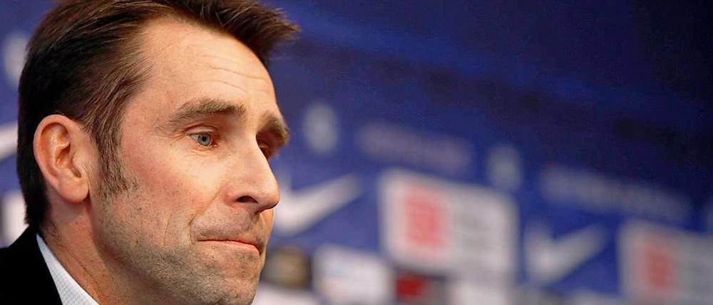 Manager Michael Preetz nach Skibbes Rauswurf: Persönliche Konsequenzen will er nicht ziehen.