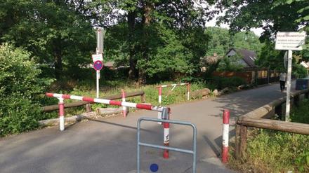 Radweg in Reinickendorf.