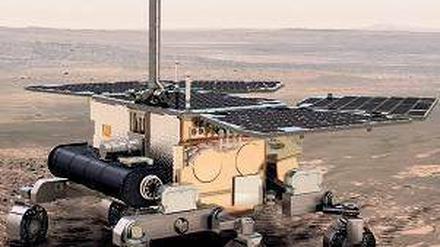 Rollender Geologe. Dieser Rover soll 2018 auf dem Roten Planeten landen und Gesteinsproben sammeln. 