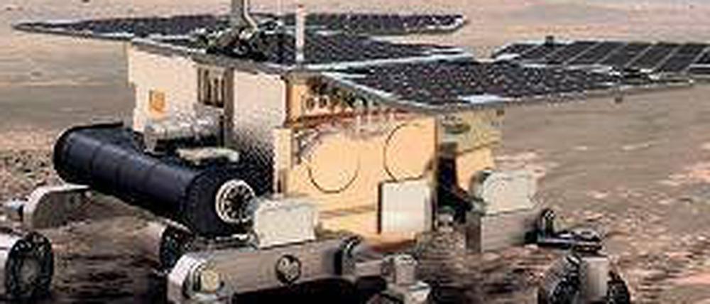 Rollender Geologe. Dieser Rover soll 2018 auf dem Roten Planeten landen und Gesteinsproben sammeln.
