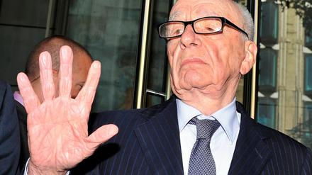 Hände weg! Verleger Rupert Murdoch.