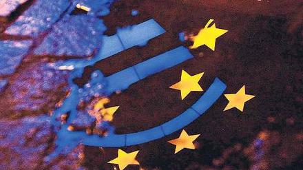 Wieder flüssig. Die Banken können sich von der EZB Ende Februar viel Geld leihen. 