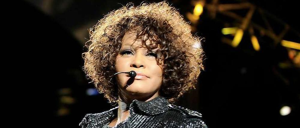 Popstar Whitney Houston in Hannover.