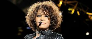 Popstar Whitney Houston in Hannover. 