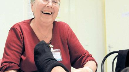 Auf den Beinen: Doris Willke.