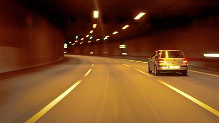 Im Britzer Tunnel in Neukölln. 