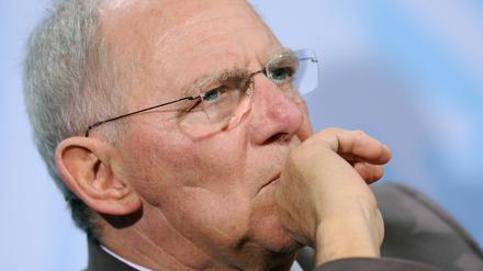 Bundesfinanzminister Wolfgang Schäuble.