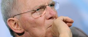 Bundesfinanzminister Wolfgang Schäuble.