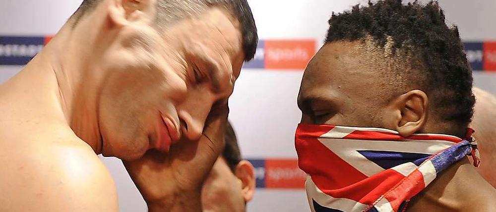 Au Backe! Der Brite Chisora ohrfeigt Vitali Klitschko