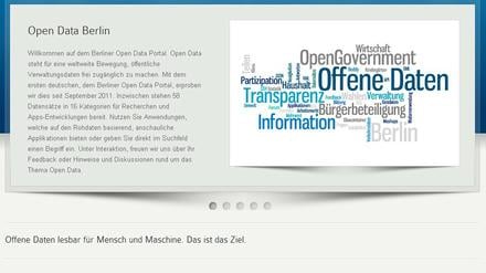 Daten für jeden: Auf der Website daten.berlin.de werden die Berliner Verwaltungsdaten frei zugänglich gemacht - bislang nur im Pilotstadium.