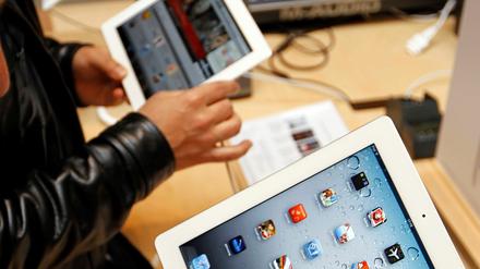 Die alte Version. Das neue iPad 3 soll eine noch höhere Auflösung bieten.
