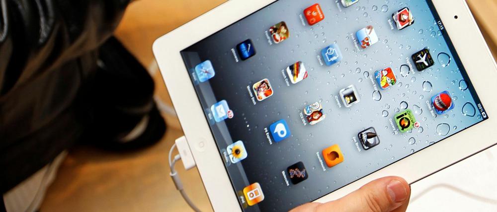 Die alte Version. Das neue iPad 3 soll eine noch höhere Auflösung bieten.