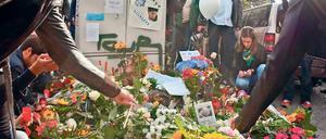 Trauer um Giuseppe Marcone.