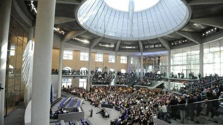 Die Bundesversammlung bei der Wahl von Präsident Wulff 2010.