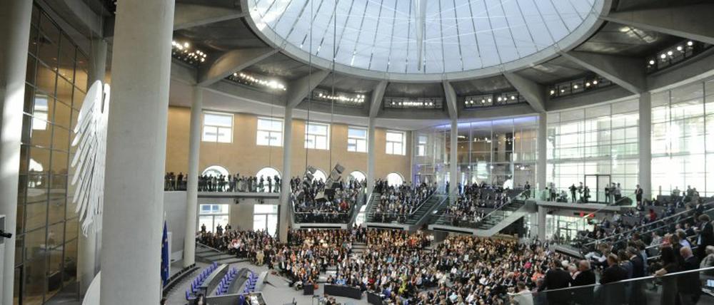 Die Bundesversammlung bei der Wahl von Präsident Wulff 2010.