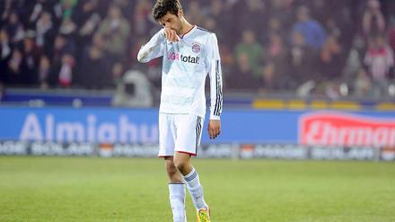 Nationalspieler Thomas Müller beendete im letzten Spiel gegen Kaiserslautern zwar seine Torlosflaute, doch gegen den SC Freiburg konnte er keinen weiteren Treffer nachlegen.