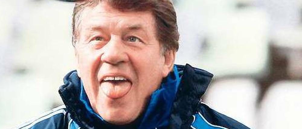 Zurück in Berlin. Spieler war Rehhagel schon bei Hertha, jetzt wird er Trainer.