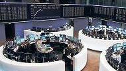 Die Börse feiert. Finanztitel legten am Montag teilweise kräftig zu. Foto: Reuters
