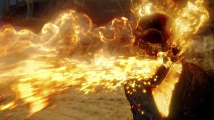 Heißer Kerl: Eine weitere Szene aus dem letzten Ghost-Rider-Film.