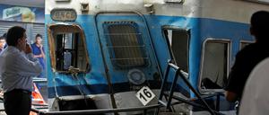 Teil des Zuges wurden wie Streichhölzer zerdrückt.