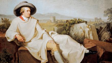 Goethe gemalt von Johann Heinrich.