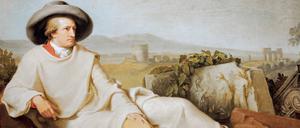 Goethe gemalt von Johann Heinrich.