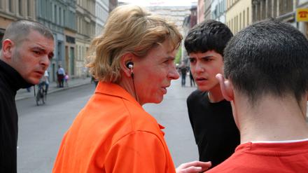Umstrittene Vermittlerin: Silke Fischer, hier auf einem Archivbild von 2005 als Myfest-Organisatorin.