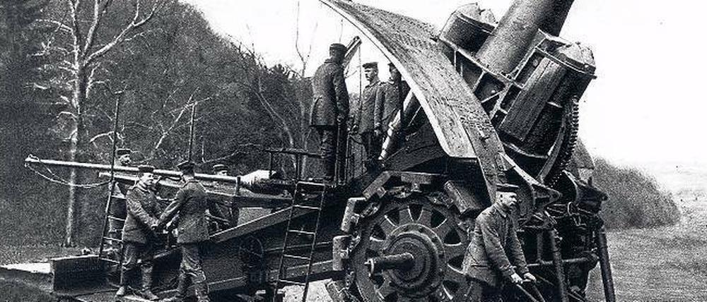 Großes Kaliber. An die „Dicke Bertha“ aus dem Ersten Weltkrieg fühlt sich Mario Draghi bei der Rettung von Banken und Staaten erinnert.