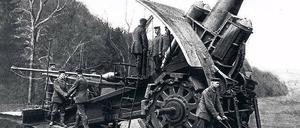 Großes Kaliber. An die „Dicke Bertha“ aus dem Ersten Weltkrieg fühlt sich Mario Draghi bei der Rettung von Banken und Staaten erinnert. 