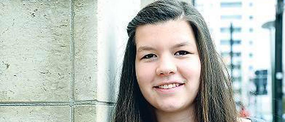 Beatrice Knörich besucht das Köpenicker Montgolfier-Gymnasium.